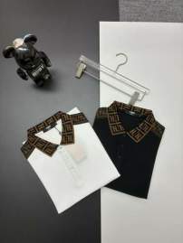 Picture of Fendi Polo Shirts Short _SKUFendiM-3XLaztxC16028116
